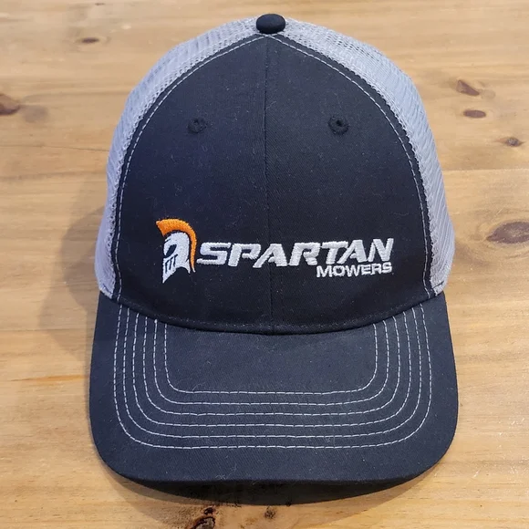 Spartan Mowers Hat Cap Snapback Trucker One Size Adjustable Mowing Equipment - Picture 1 of 8
